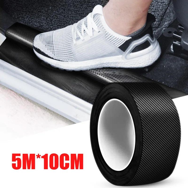 3D Carbon Fiber Car Sticker DIY Paste Strip Rolls Different Sizes Auto Anti Scratch Protector Tape Waterproof Film 0