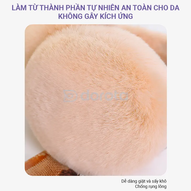 Chụp tai giữ ấm, bịt tai lông mùa đông gấp gọn mềm mại và thoải mái bảo vệ đôi tai khỏi giá rét mùa đông CT 4
