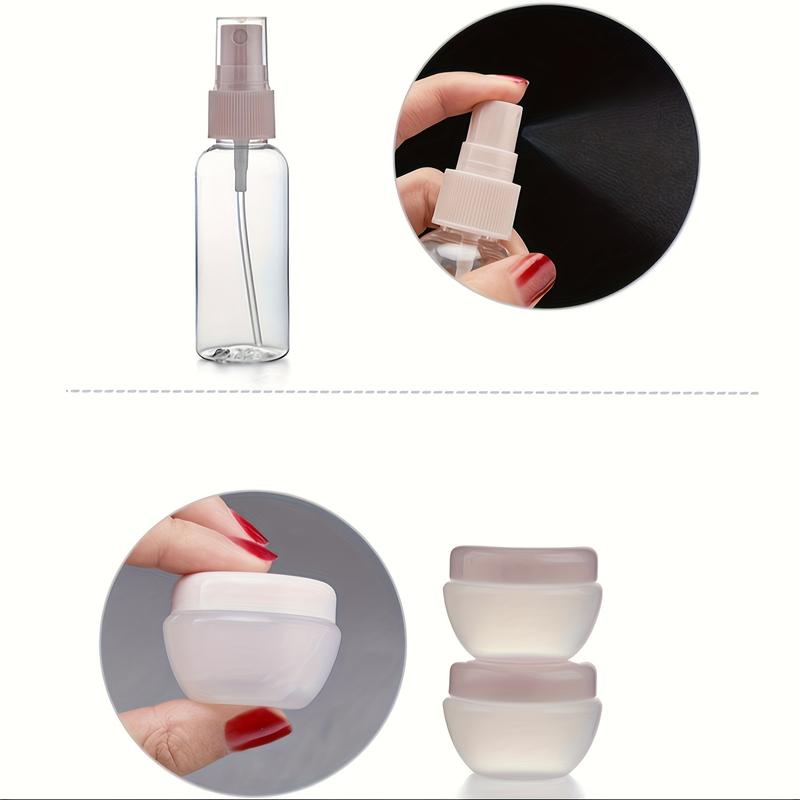 Product Introduction of Bộ Chai Du Lịch Có Thể Nạp Lại 11 Cái / bộ Bình Xịt Kem Dưỡng Da Dầu Gội Đầu Sữa Tắm Ống Chai Mỹ Phẩm Hộp Đựng Chất Lỏng Rỗng Dụng Cụ Cầm Tay Nạp Lại Đựng Gia Vị Đựng Đồ Ăn 0