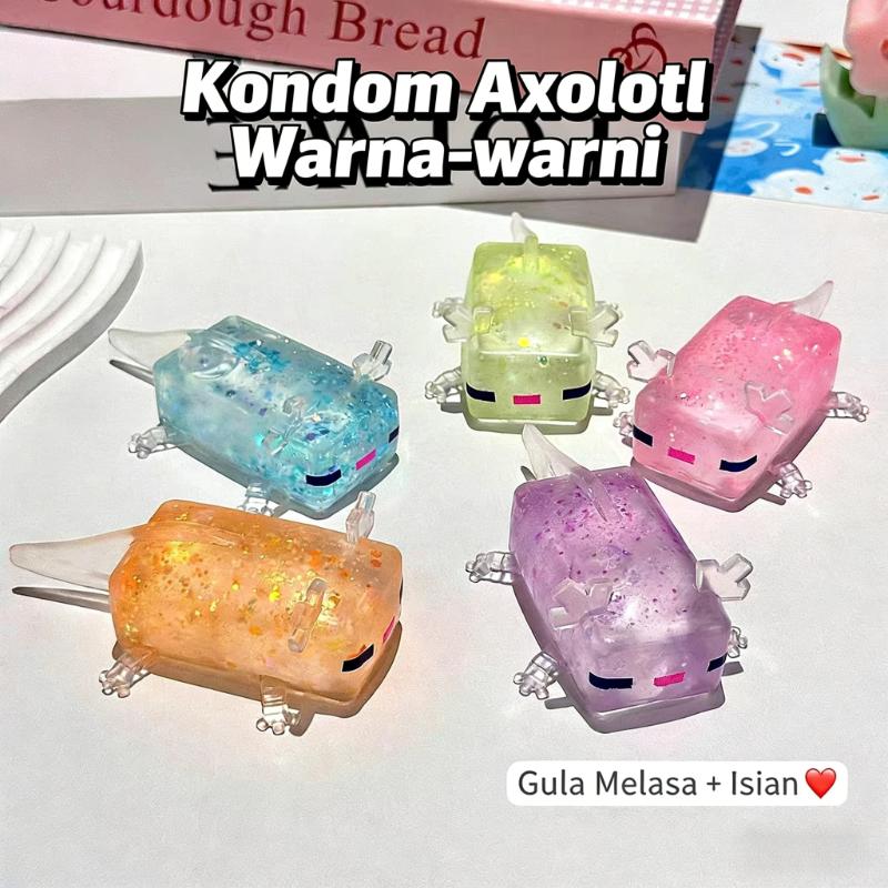 Mainan remas berbentuk salamander Amerika/mainan penghilang stres/hadiah mainan maltosa lembut dan kenyal