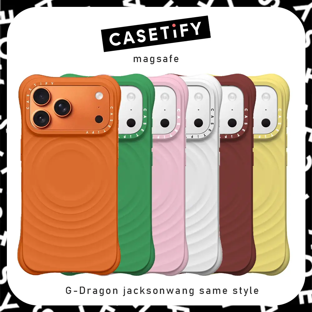 iPhoneアクセサリー Castify Ripple case 17 pro max G Dragon Casetify x G-DRAGON Ripple Case iPhone 17 Pro Max Volt Yellow