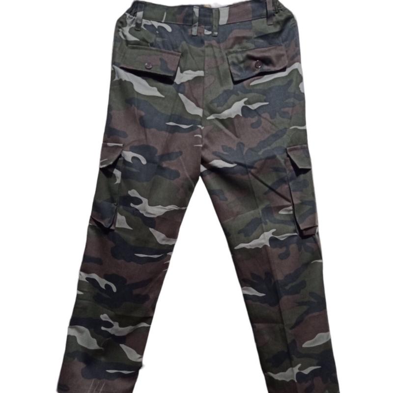 Quần túi hộp màu nâu Nam Có Túi Menswear (có 5 túi) 0