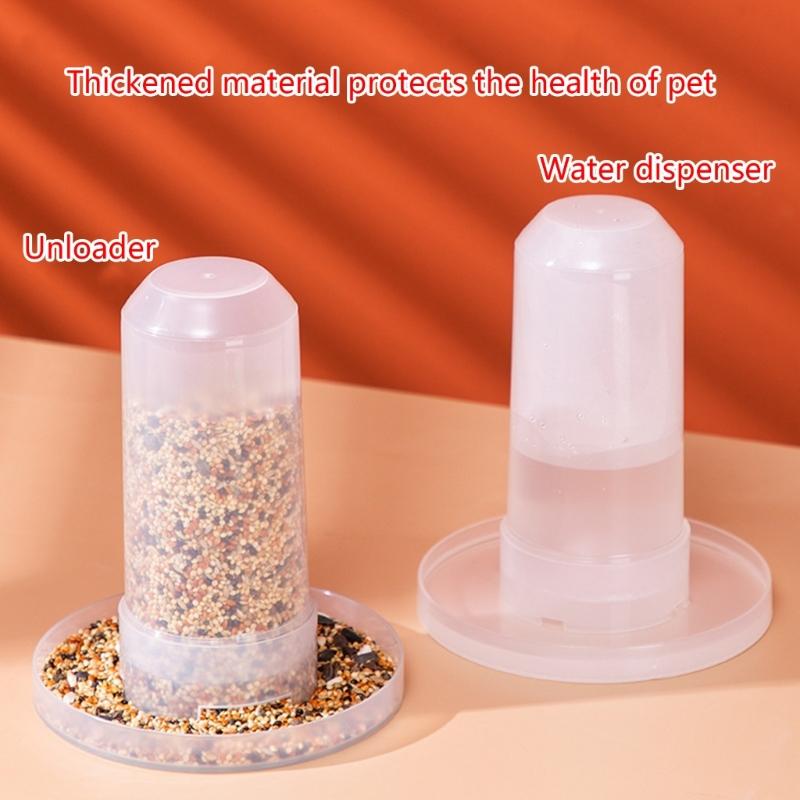 Product Introduction of Garden Universal Poultry Plastic Food Dispenser Easy Clean Environmental Farm Safe Pet Chicken Automatic Feeding Bucket 1