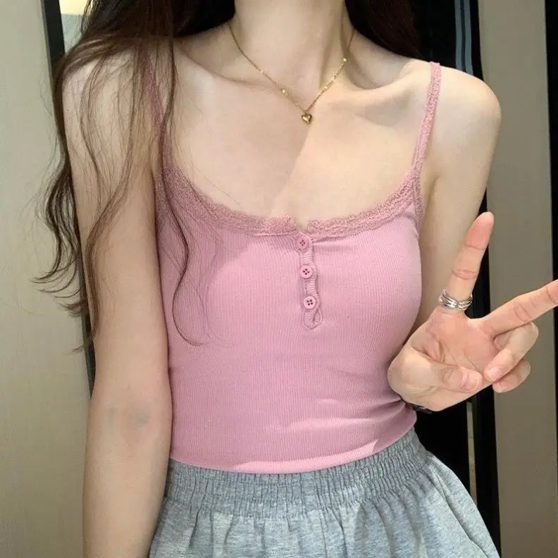 Áo Bra 2 Dây Ren Có Mút Ngực Cài Khuy Ôm Body Quyến Rũ Hot Trend mã 359 Nữ 5