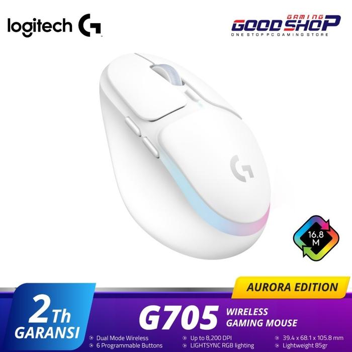 Gambar Logitech G705 Wireless Gaming Mouse  G-705 dari GOODGAMINGSHOP Kota Administrasi Jakarta Pusat Tokopedia