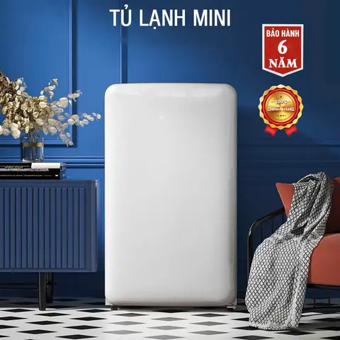 Tủ lanh mini 2 ngăn làm đá cấp đông - Dung tích 93L cao cấp, siêu tiết kiệm điện - Bảo Hành 6 Năm