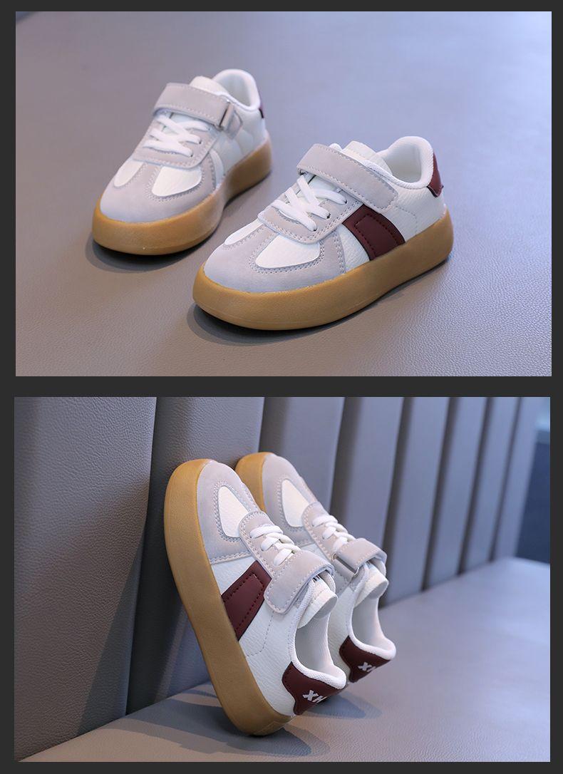 Product Introduction of Children's Shoes Children's Sneaker 2024 New Girls' Sneakers Boys' Moral Training Shoes Middle and Big Children Students Soft Bottom Skateboard Shoes 11