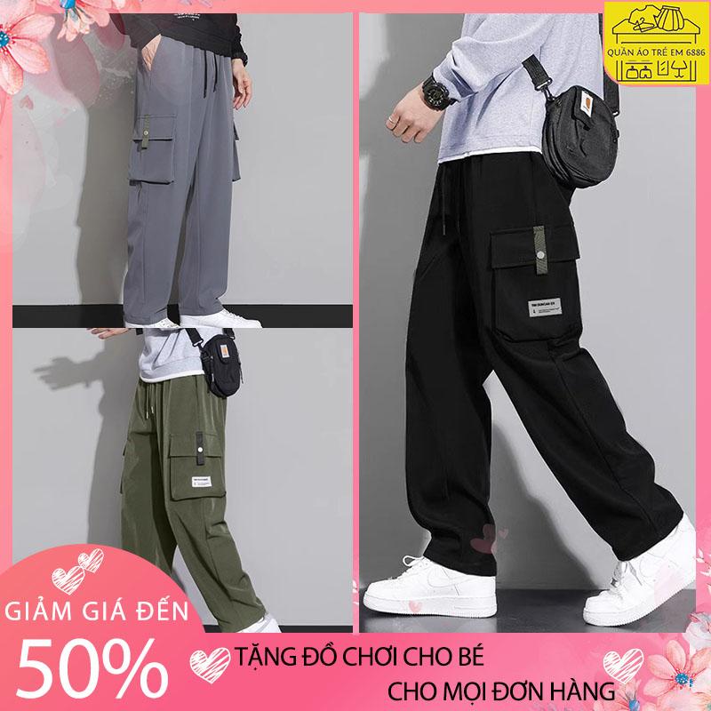Quần dài, short kaki trẻ em nam, quần vải kaki túi hộp thời trang cho bé trai mẫu THN size 18-52kg, quần bé trai đi học