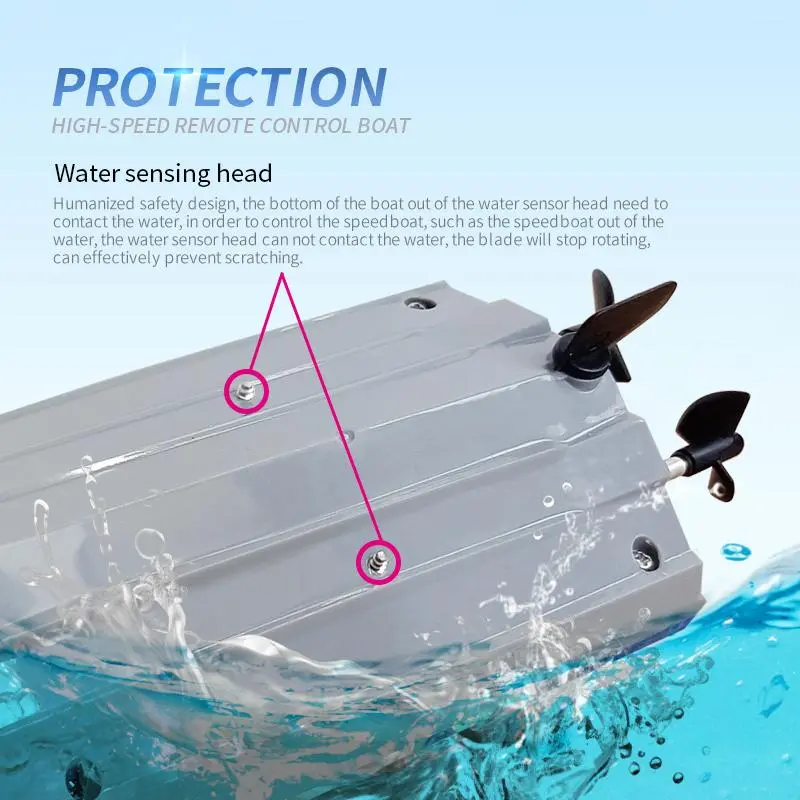 Remote Control Racing Yacht, 2.4G Remote-Controlled Boat with Long-lasting Battery Life, High-speed Racing Boat, Summer Water Toy, Outdoor Toy 7