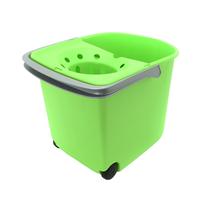 Gambar TATAY 12 LTR EMBER PEL PERAS RECTANGULAR DENGAN RODA - HIJAU LIME dari AZKO ID Kota Bekasi 3 Tokopedia