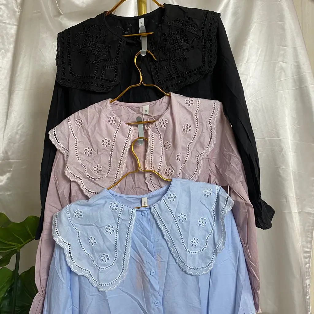 KEMEJA KOREA | KEMEJA PASTEL | KEMAJA LENGAN PANJANG | ORI BANGKOK KEMEJA Wanita Atasan
