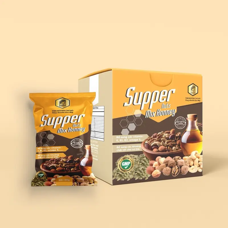 ( MUA 2 TẶNG 1 BỘ BÁT GÁO DỪA  ) - Siêu hạt dạng gói 30 gram ( Hộp 10 gói ) 1