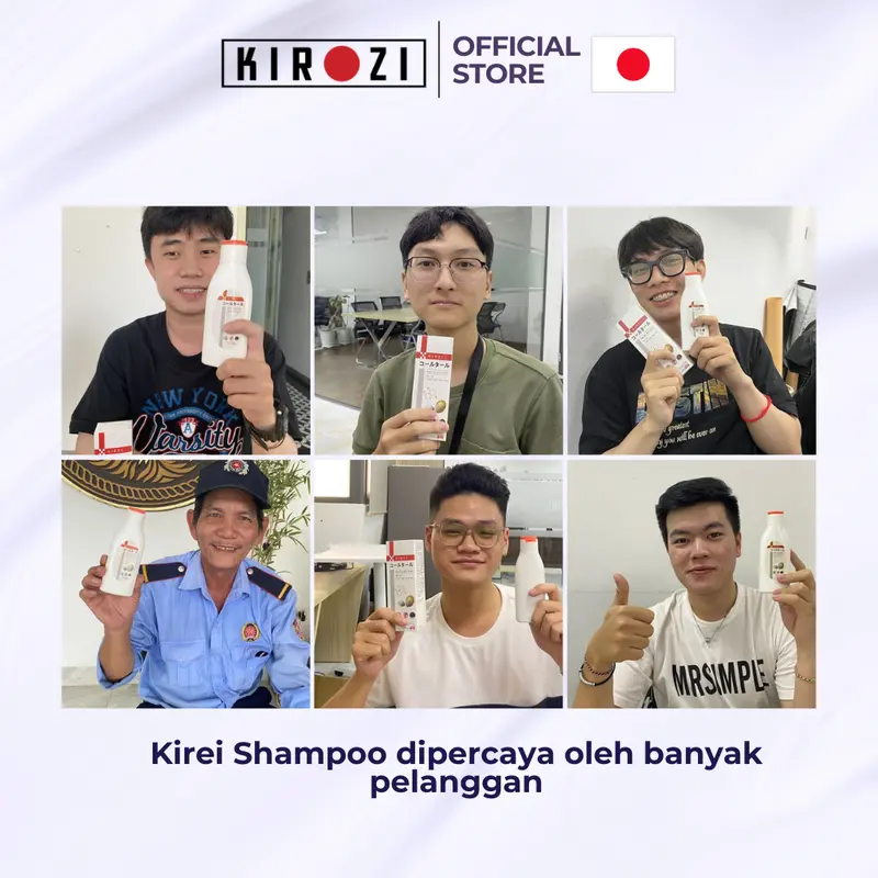 BELI 3 Shampoo anti ketombe, jamur KIROZI Japan, membersihkan ketombe, mencegah ketombe dan jamur datang kembali 7