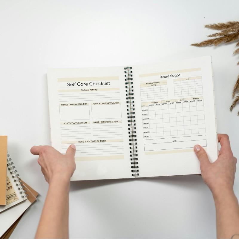 Product Introduction of Medical Binder, 70 Pages Medical Planner Binder, Medical Binder, Medical Log, Medical History Tracker, Medical Records, Health Binder 2