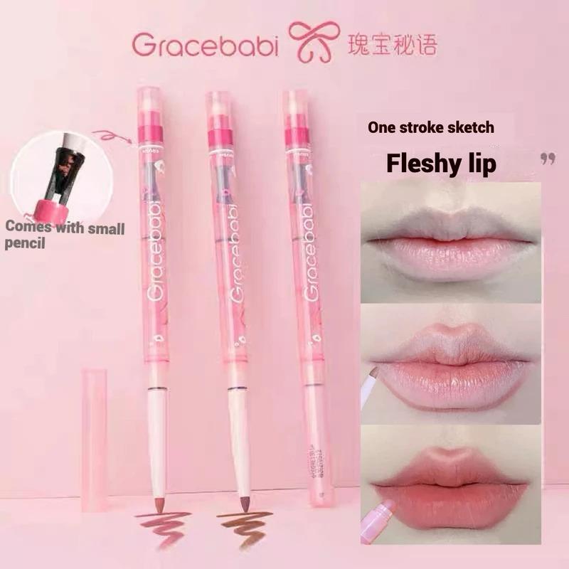 Gracebabi Mist Doodle Lip Liner Double-head Lips Waterproof Lasting ...