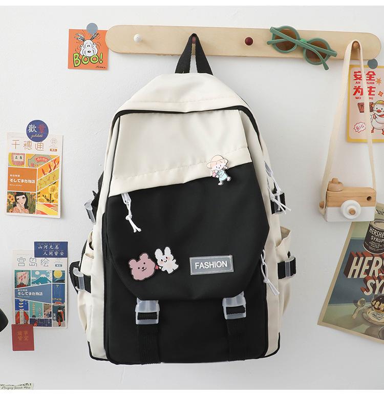 Product Introduction of Ba Lô Unisex, Phong Cách Nhật Bản, Dành Cho Học Sinh, Cặp Sách, Phong Cách Preppy, Túi Đi Chơi Ba Lô Phong Cách Dụng Cụ, Năm 2024 22