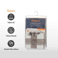 Gambar FORHOM 145X320 CM TAPLAK MEJA PVC CHECKER - COKELAT dari AZKO ID Kota Administrasi Jakarta Barat 3 Tokopedia