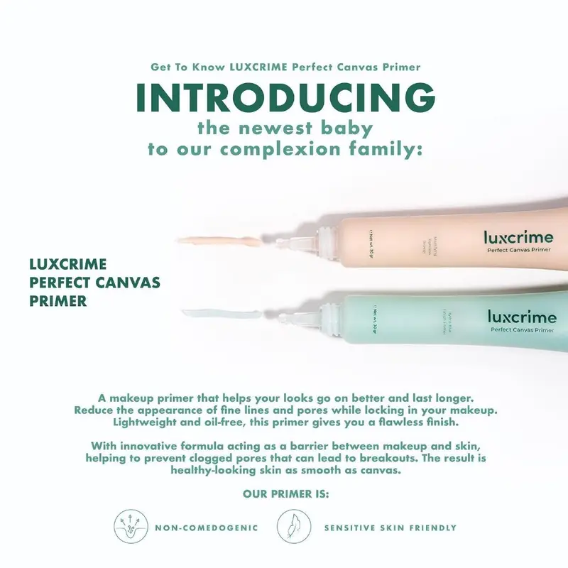 Luxcrime Perfect Canvas Primer - Mattifying Poreless Hydro Blur 2