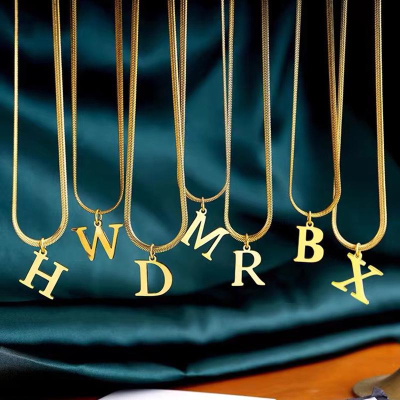 Delicate Personalised Name Intials Necklace unisex Gold Plated - TikTok ...