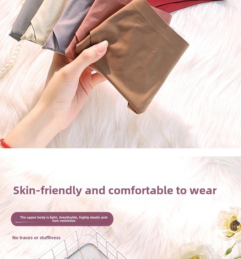 Product Introduction of Quần Lót Lụa Lạnh Không Đường May, Bán Chạy Mùa Hè, Dành Cho Nữ, Thoáng Khí, Cạp Thường, Quần Lót Nữ Xuất Khẩu Một Mảnh 9
