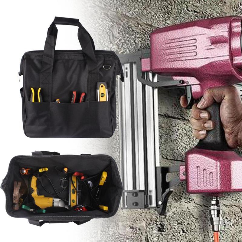 Tool Bag Tool Tote Zippered Tool Organizer Storage Bag Tool Pouch for Builders Electrician Plumbers Woodworker Small Tools 3