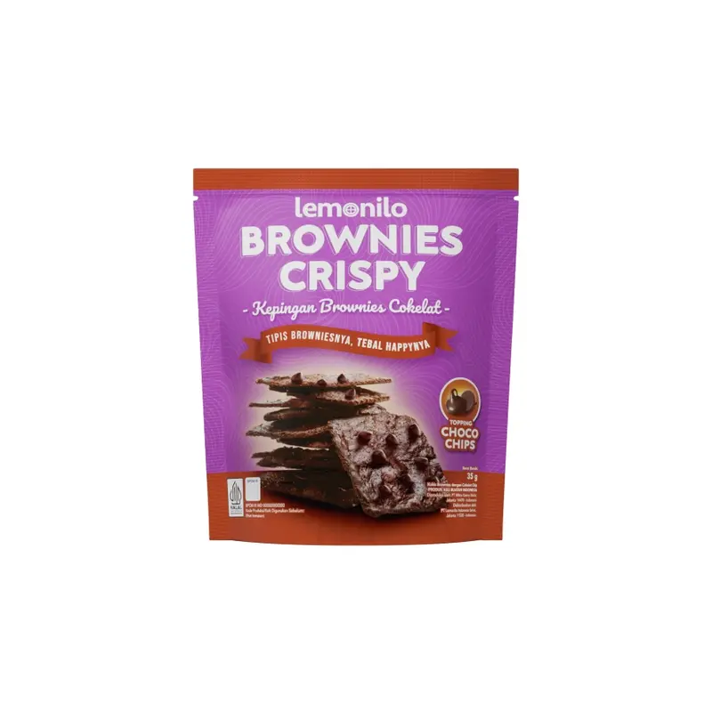 12 Pcs Lemonilo Brownies Crispy Chocochips 35g 1