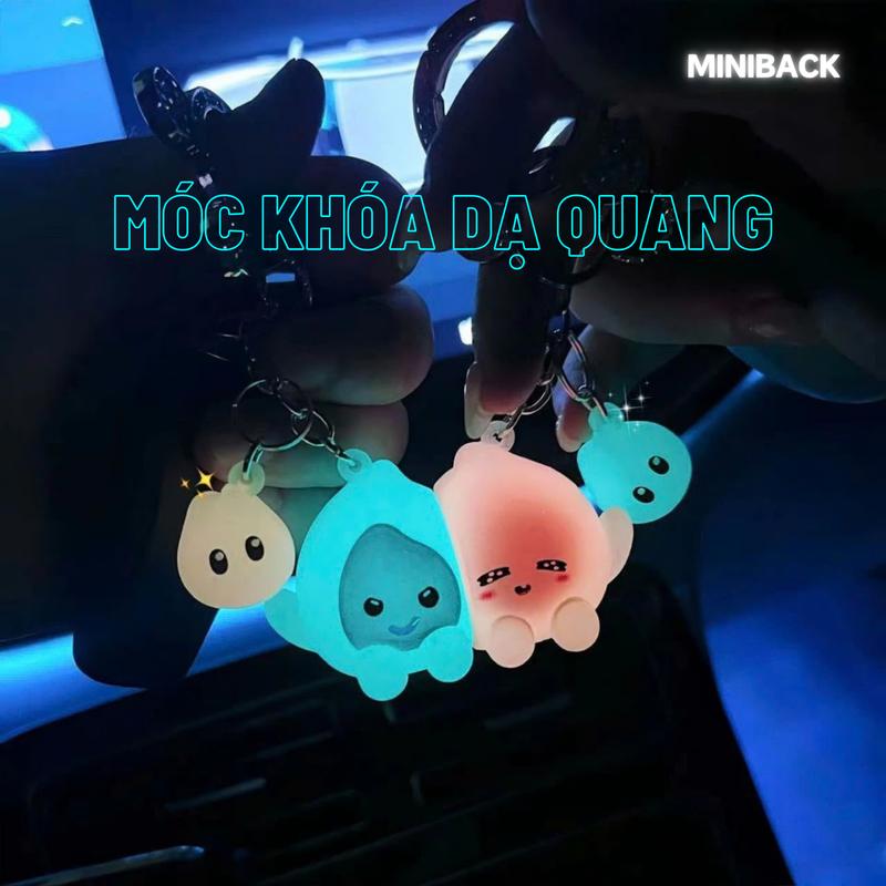 Móc khoá trái tim dạ quang phát sáng cặp đôi cho nam và nữ - Women, Móc Khóa