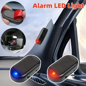 LED Anti Maling Tenaga Surya Untuk Mobil Kedip Lampu / Lampu Peringatan LED Tenaga Surya / Lampu Alarm Analog Dengan Alarm Anti Maling Car