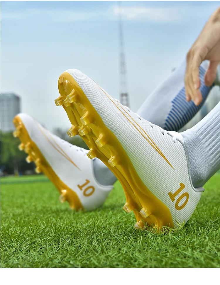 Product Introduction of Professional Men Football Shoes TF/FG Professional Boy Football Field Boots Society Cleats Soccer Shoes Fast Non Slip Sneaker 15