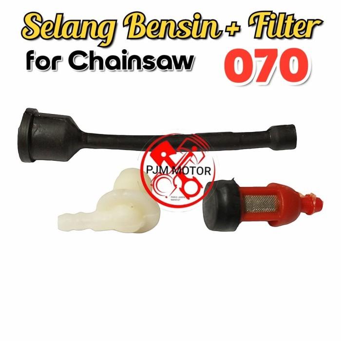 070 Selang bensin plus saringan bensin mesin chainsaw sinso besar 2
