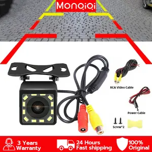 Monqiqi Kamera Mundur Rear Camera / Kamera Parkir 4LED/8LED/12LED Versi malam