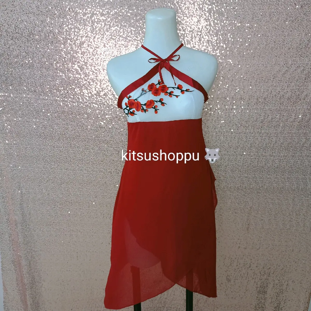 Lingerie hanfu merah