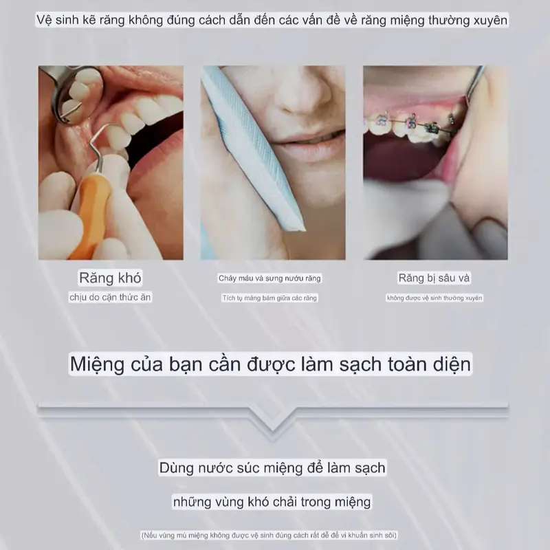 Tăm nước Poby tích hợp camera tiện lợi hỗ trợ làm sạch hiệu quả [ bảo hành 12 tháng ] tặng kem đánh răng nhật bản 7