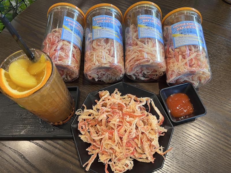 Khô Mực H0g - ấp Cốt Dừa Foodie 18Hương Vị Biển Đảo, Thơm Ngon 2