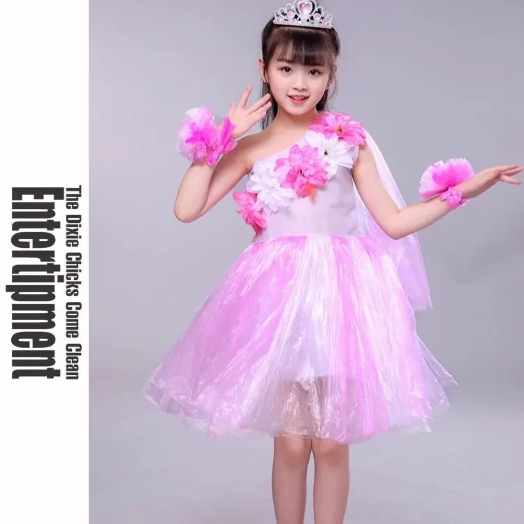 Quần Áo Trẻ Em Bé Gái, Bảo Vệ Môi Trường, Biểu Diễn Trình Diễn Thời Trang Và Catwalk, Phong Cách Tự Làm Bằng Tay, Thích Hợp Cho Mẫu Giáo, Cha Mẹ-Bé, Hàng Mới Về 1