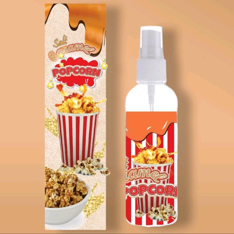 PROMO BELI 1 DAPAT 1 Parfum Body Mist Popcorn 100ml Premium / Parfum Popcorn Caramel 100ml Best Seller / Parfum Popcorn Wangi Tahan Lama Laki-laki Perempuan Uniseks Perfume Salt Wanginya 2