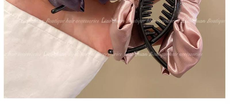 Product Introduction of French High-quality Ball Head Grip 2024 New Bow Hairpin Female Shark Head Clip Jewelry 17