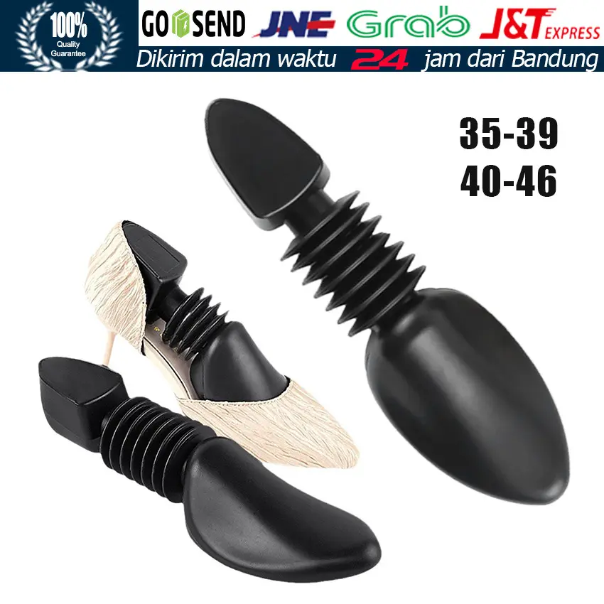 Shoe Tree Holder Full Shape Adjustable / Cetokan Ganjal Sepatu Pria Wanita / Anti Crease Shaper Penjaga Bentuk / Cocok Sepatu Formal Kerja Kasual