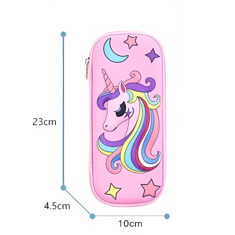Hộp Bút 3D, Bóp Viết Vải Họa Tiết In Nổi 3D Chống Thấm Nước Nhiều Mẫu Cute Túi Chứa Viết Khóa Kéo Đựng Đồ Dùng Học Tập Học Sinh 3
