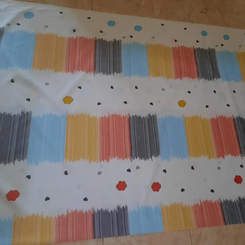 Sarung kasur busa resleting premium motif rainbow beats Uk 90x200 (no 4) 100x200 / 120x200/ 140x200/160x200/180x200 king size kain tebal anti luntur bisa COD 3