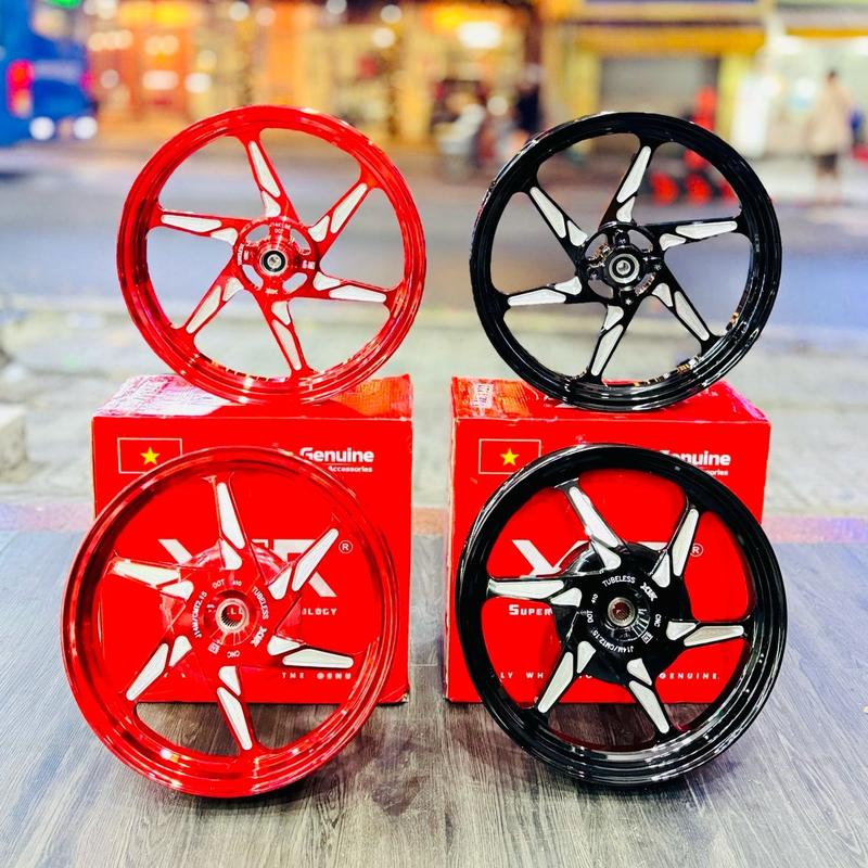 Mâm 6 cây Vario CNC X1r Click Vision AB125/150 - mâm 611 Vario X1r - bản 1.85/2.15 - phụ kiện thay thế vành Phụ Tùng