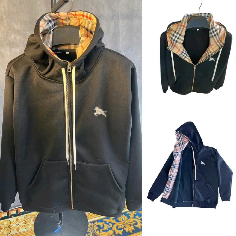 Áo Khoác Nỉ cotton nam nữ,sọc kẻ hoạ tiết thêu,full tag new 2025  Menswear Jacket 4