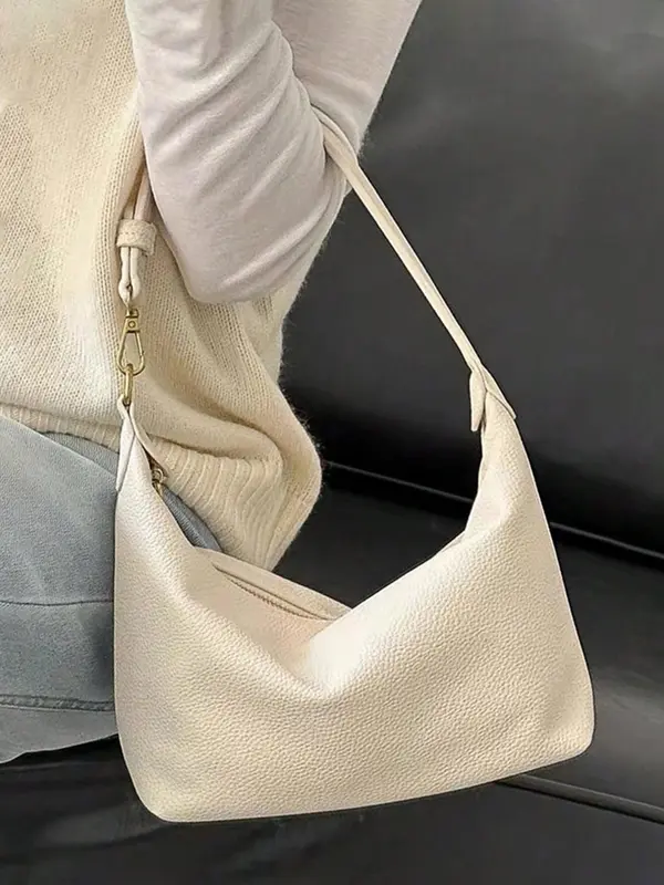 Women's Solid Color Shoulder Bag, Fashionable Large Capacity Crossbody Purses for Daily Used, Crossbody Bag Women, Casual Trendy Versatile High-quality Daily Commuting Bag, Gifts for Wife 2