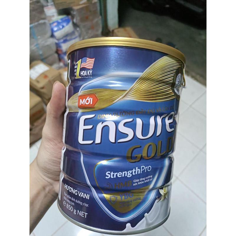 [Date 2026] Sữa bột Abbott Ensure Gold Vani 800gr  Canxi 5