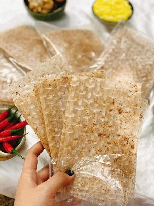  Libi Bánh Tráng XèKi Lắc Muối Sặc Nhuyễn - XèKi Khô Siêu Cay - Đặc Sản Ăn Vặt Tây Ninh - Bánh Tráng Libi Vị Cay Đậm Đà Từ Muối Lắc Tây Ninh SnackNgon 