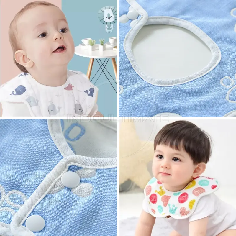 Slaber Kain Bayi BY-654-ST Slabber Bayi Baby Bib Sleber Slaber Makan Bayi Celemek Makan Bayi Clemek Air Liur Bayi Tatakan Makan Bayi Tatakan Air Liur 6