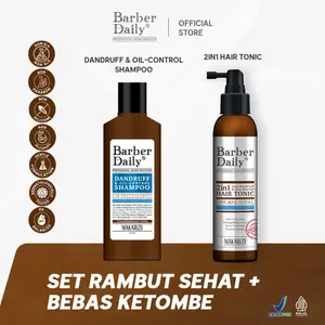 Barber Daily Set Rambut Sehat + Bebas Ketombe
