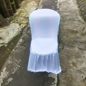 Sarung Kursi Napoli Putih Polos (10pcs)