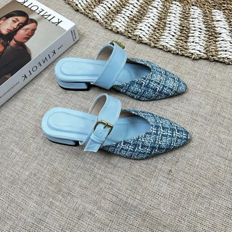 Marss - Sandal Flatshoes Mules Wanita Gesper 5