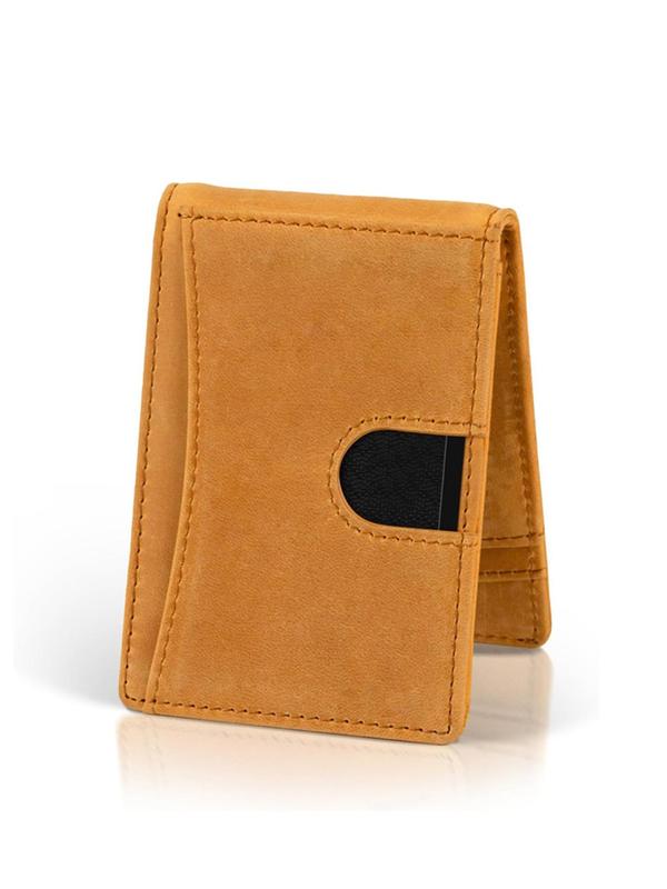Men's Minimalist RFID Blocking Card Holder, Casual Plain Color Card Holder, Simple Style Card Holder for Daily Use 6